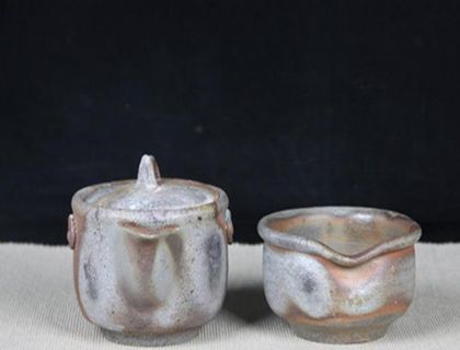 日本柴烧茶杯