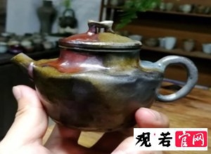 观若柴烧——台湾紫金陶柴烧茶壶