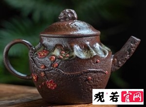 给大家介绍一下,观若柴烧紫砂壶朱泥和红泥有何区别!